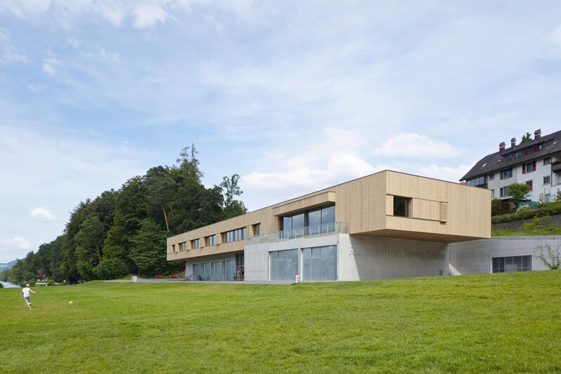 Neubau Rudersportzentrum Naturarena Rotsee in Luzern