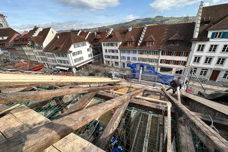Neubau Dachsanierung Wohnhaus Oberstadt in Sursee