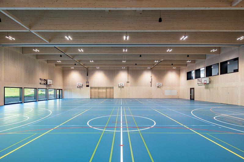 Neubau Doppelturnhalle in Langendorf