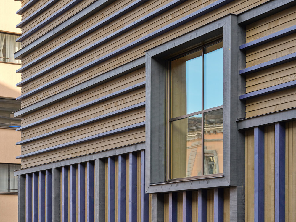 Neubau 6-geschossiges Dienstleistungs- und Wohngebäude Haus des Holzes in Sursee