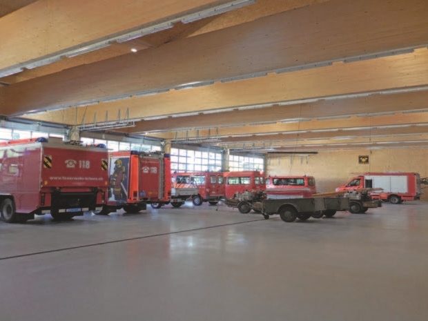 Neubau Feuerwehr- und Werkhofgebäude Eichenspes in Kriens